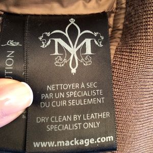 Mackage winter jacket